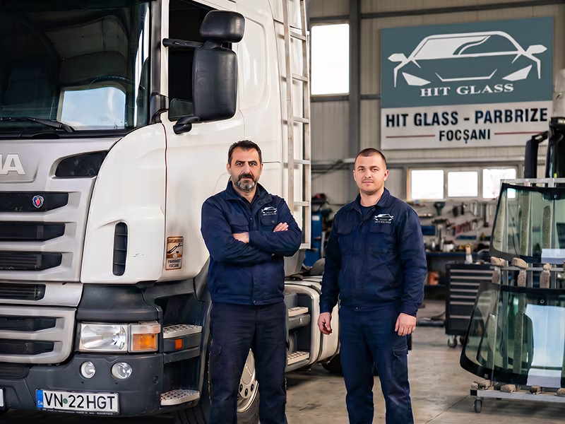Parbriz camion fisurat Focșani